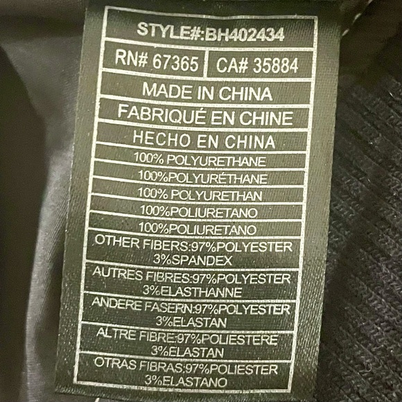 BB Dakota Metallic Champagne Gold Faux Leather Bomber Jacket Women’s Size Medium - Picture 8 of 12